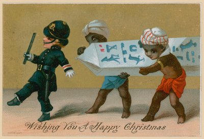 La Aguja de Cleopatra, tarjeta de Navidad de English School