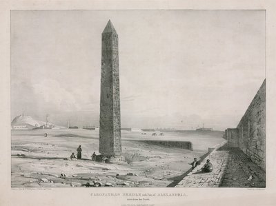 La Aguja de Cleopatra con parte de Alejandría, vista desde el Norte de English School