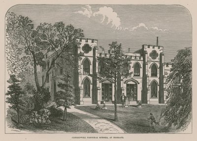Escuelas Parroquiales de Clerkenwell en Highgate, Londres de English School