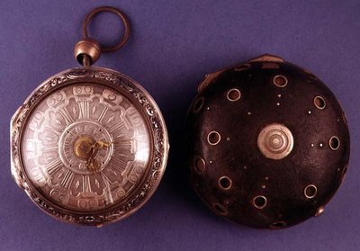 Reloj de carruaje, con alarma y repetidor, por Cabrier de Londres, c.1775 de English School