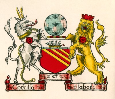 Escudo de Manchester, Inglaterra de English School