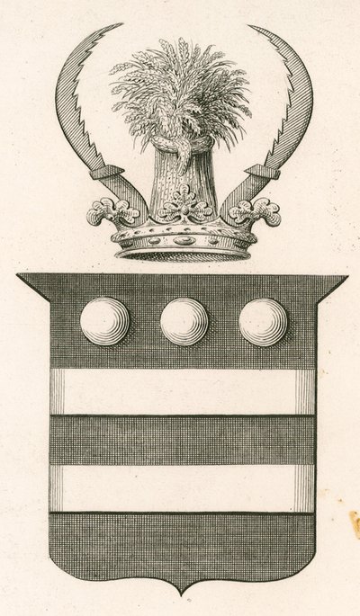 Escudo de armas de Sir Edward Hungerford de English School