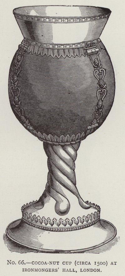 Copa de coco (circa 1500) en Ironmongers