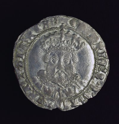 Moneda con la cabeza de Enrique VIII (plata) de English School