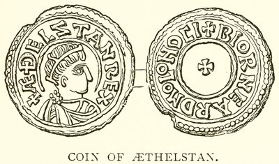 Moneda de Aethelstan de English School