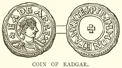 Moneda de Eadgar de English School