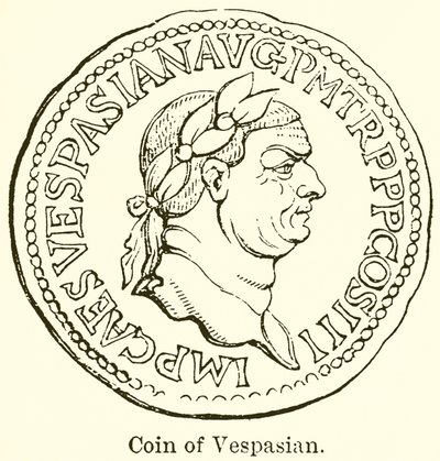 Moneda de Vespasiano de English School