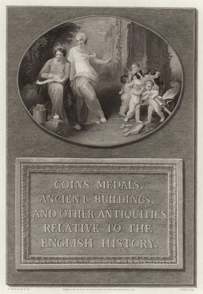 Monedas, medallas, edificios antiguos y otras antigüedades relativas a la historia inglesa de English School