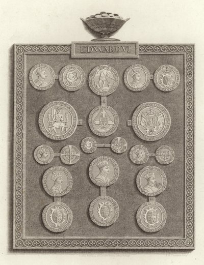 Monedas de Eduardo VI de English School