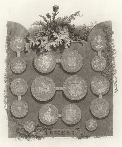Monedas del Rey Jacobo I de English School