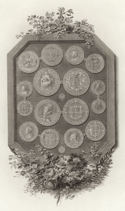 Monedas de la Reina Isabel I de English School
