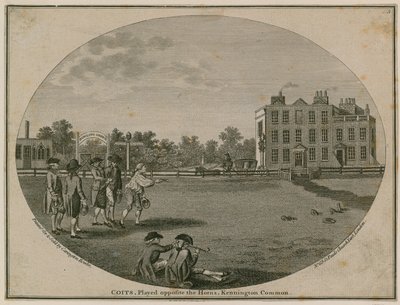 Coits jugado frente a los Horns, Kennington Common de English School