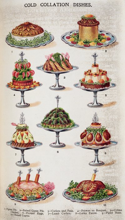 Platos de colación fría, del 