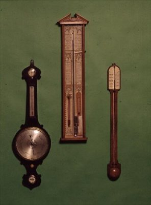 Colección de barómetros victorianos, c.1880 de English School