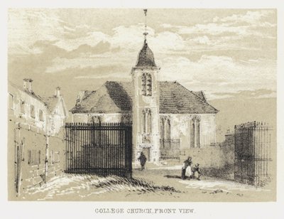 Iglesia del Colegio, Vista frontal de English School