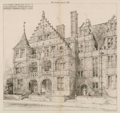 Jardines Collingham, Kensington, Londres de English School