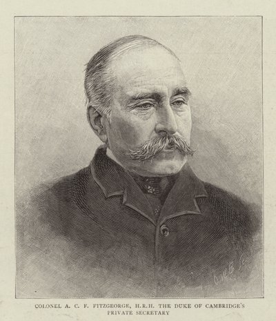 Coronel A C F Fitzgeorge, Secretario Privado de SAR el Duque de Cambridge de English School