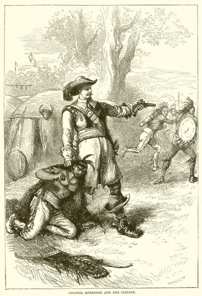 El coronel Atherton y los indios de English School