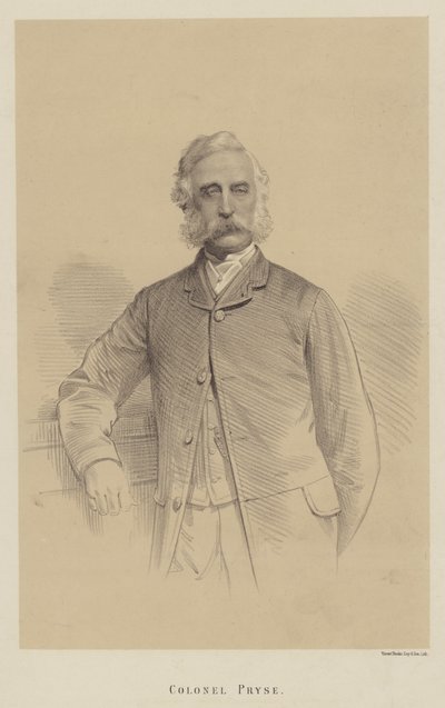 Coronel Pryse (litografía) de English School
