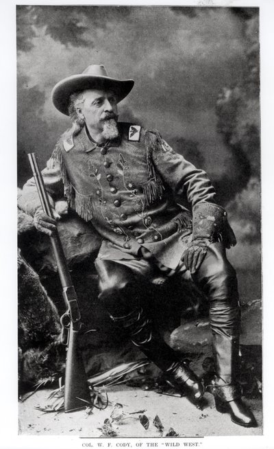 Coronel William Frederick Cody, también conocido como Buffalo Bill, 1903 de English School