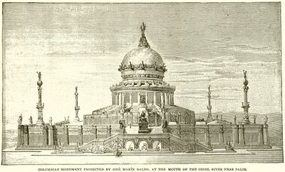Monumento Colombino proyectado por José Marín Baldo, en la Desembocadura del Río Odiel cerca de Palos de English School
