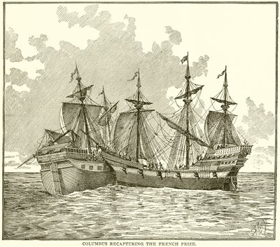 Colón recapturando el premio francés de English School