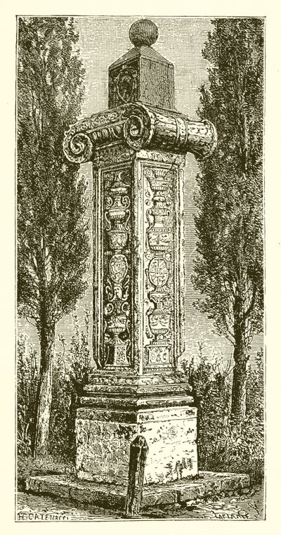 Columna de los franceses en Rávena de English School