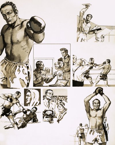 Biografía en cómic de Henry Cooper de English School
