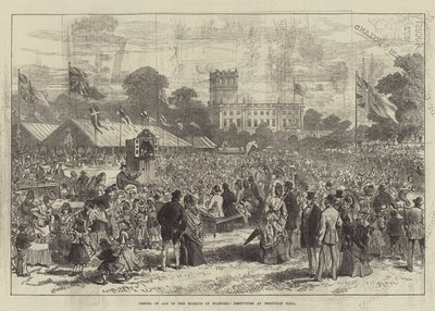 Mayoría de edad del Marqués de Stafford, festividades en Trentham Hall de English School