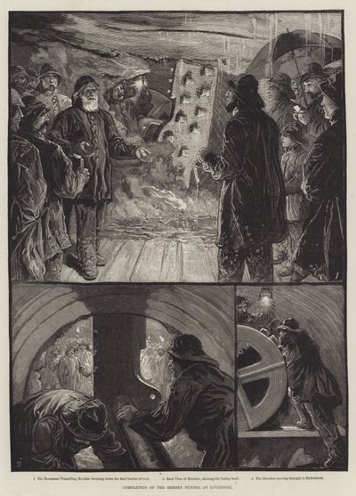 Finalización del túnel Mersey en Liverpool de English School