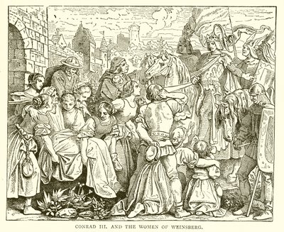 Conrado III y las mujeres de Weinsberg de English School