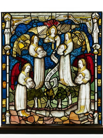 Panel conservado de la Gran Ventana Este en York Minster: 