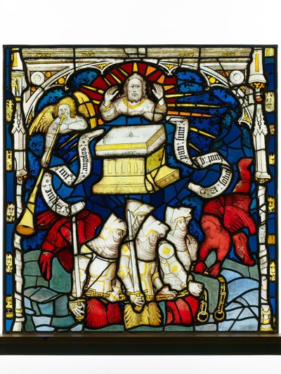Panel conservado de la Gran Ventana Este en York Minster: 
