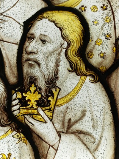 Sección conservada de la Gran Ventana Este en York Minster: 