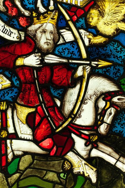 Sección conservada de la Gran Ventana Este en York Minster: 