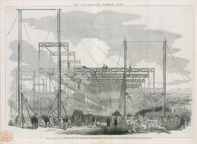 Construcción del Palacio de Cristal, Gran Exposición de 1851 de English School