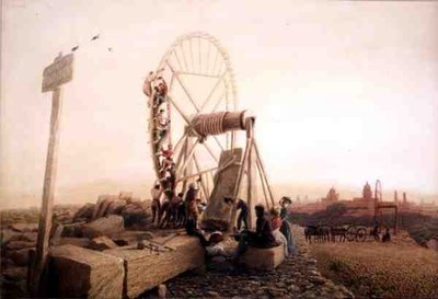 Obras de construcción en Gentilly, con París al fondo de English School