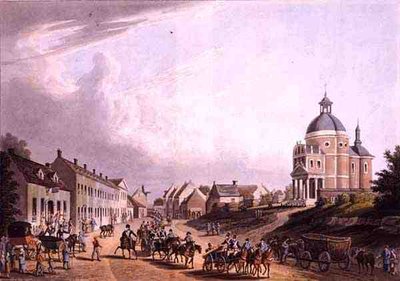 Transporte del cañón francés desde el campo de batalla el 24 de julio de 1815, en Waterloo, publicado por R. Bowyer de English School