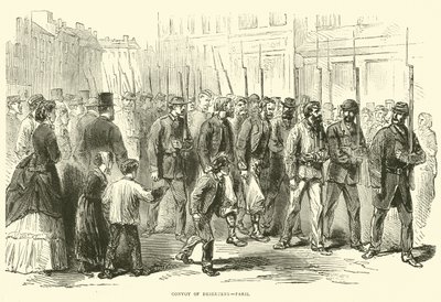 Convoy de desertores, París, octubre de 1870 de English School