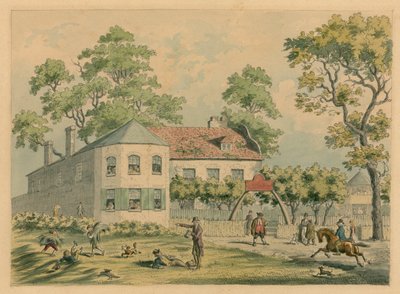 Copenhagen House, Londres; acuarela original de F. W. Pailthorpe de English School