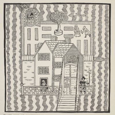 Copia de El mapa de Mockbeggar Hall, con su situación en el espacioso país llamado en cualquier lugar, c.1633, de la balada de Roxborough de English School