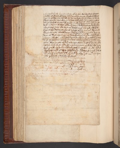Copia de una carta de Lady Elizabeth Compton a su esposo, Harley MS 7003, f.158v (tinta y pluma sobre papel) de English School