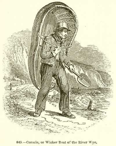 Coracle, o Barco de Mimbre del Río Wye de English School