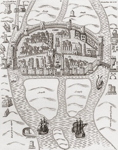Cork, Condado de Cork, Irlanda en 1633, de 
