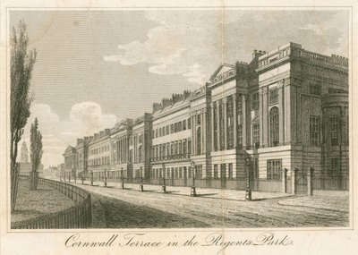 Cornwall Terrace, Regents Park, Londres de English School