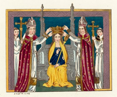 Coronación de Ana de Bohemia de English School