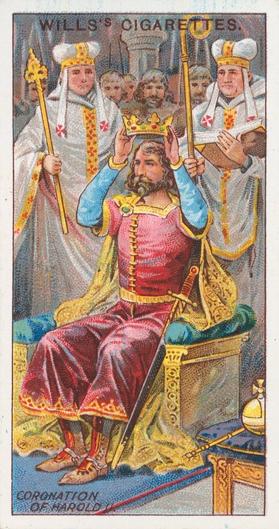 Coronación de Harold II de English School
