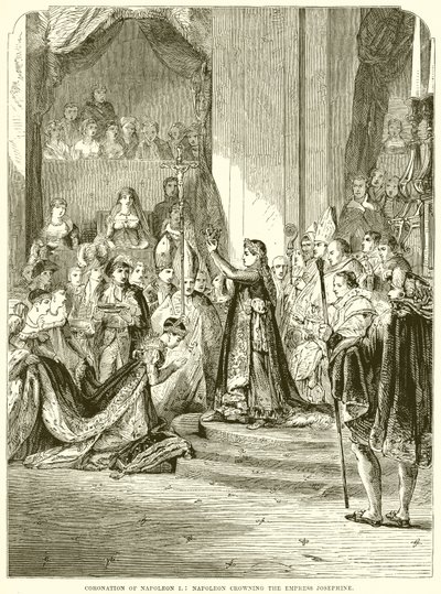 Coronación de Napoleón I: Napoleón coronando a la emperatriz Josefina de English School