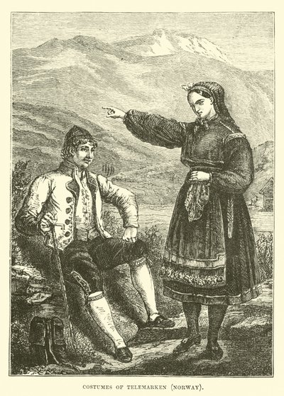 Trajes de Telemarken, Noruega de English School