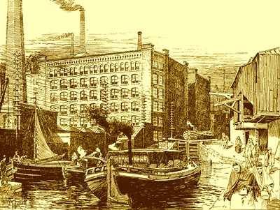 Cotton Mills, Miles Platting, Manchester, de "Cassell